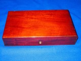 An Early and Scarce Civil War Factory Deluxe Contoured Case For A Percussion Colt Model 1849 Pocket Revolver With A 4 Inch Barrel In Fine Plus Untouch - 4 of 4
