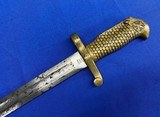Post-Civil War U.S. Navy Rolling Block M-1870 Naval Bayonet - 4 of 11