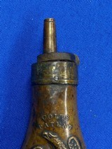 Early Civil War Colt’s Patent Baby Dragoon Powder Flask - 5 of 9