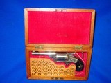 A Civil War Moore Teat Fire Revolver In Its Original Factory Case Both In Excellent Plus To Mint Untouched Condition!  - 1 of 4