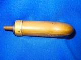 An Early Civil War Colt's Patent Marked Eagle, Shield, & Stars Powder Flask For A Colt Model 1849 Pocket Revolver In Very Nice Untouched Condition!  - 4 of 4