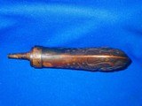An Early Civil War Double Sided Motifs Powder Flask for A Colt Percussion Model 1851 Navy Revolver In Nice Untouched Condition! - 4 of 4