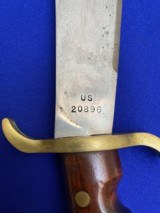 U.S. Army Model 1904 Hospital Corps Bolo Knife with Scabbard Dated 1911 - 4 of 9