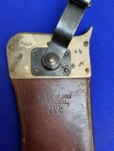 U.S. Army Model 1904 Hospital Corps Bolo Knife with Scabbard Dated 1911 - 3 of 9