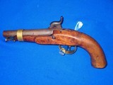 A Scarce & Early Mexican War and Civil War Used U.S. Navy Issued Ames Model 1842 Percussion Pistol Dated 1844 in Nice Untouched Condition! - 3 of 4