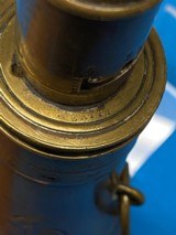 Civil War era Batty Martial Peace Powder Flask - 10 of 12