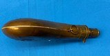 Civil War era Batty Martial Peace Powder Flask - 8 of 12