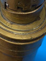 Civil War era Batty Martial Peace Powder Flask - 11 of 12