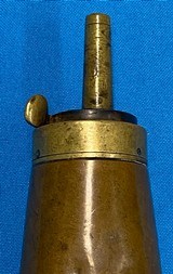 Early Civil War Large Bag Flask for a Pistol or Revolver - 2 of 9