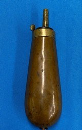 Early Civil War Large Bag Flask for a Pistol or Revolver
