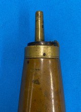 Early Civil War Large Bag Flask for a Pistol or Revolver - 5 of 9