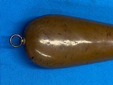 Early Civil War James Dixson & Sons Pistol or Revolver Bag Powder Flask     - 3 of 9