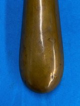 Early Civil War C & J.W. Hawksley Large Pistol or Revolver Large Bag Powder Flask - 3 of 9