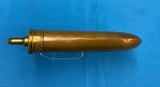 Early Civil War C & J.W. Hawksley Large Pistol or Revolver Large Bag Powder Flask - 8 of 9