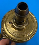 Early Civil War C & J.W. Hawksley Large Pistol or Revolver Large Bag Powder Flask - 9 of 9