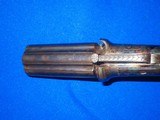 An Early Civil War Medium Size 1850's English Made Six Shot Pepperbox Pistol - 3 of 4