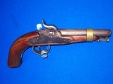 An Early U.S. Mexican War and Civil War Percussion Ames Model 1842 Navy Pistol