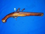A Scarce & Unusual Left Handed Large Revolutionary War Germanic Flintlock Pistol circa 1760's - 4 of 4