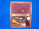 An Early & Rare Civil War Colt Model 1849 Wells Fargo Percussion Revolver In Its Original Case With Access.