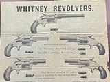 Original and Rare Late 19th Century Whitney Revolver Broadside - 2 of 6