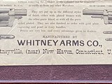 Original and Rare Late 19th Century Whitney Revolver Broadside - 5 of 6