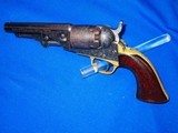 An Early & Scarce "L. Hollis & Sons" Made & Marked Civil War Colt Model 1862 Engraved Percussion Pocket Navy Revolver With A 5 1/2" Barrel