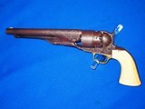 Civil War Factory Engraved Colt Model 1860 Percussion Army Revolver In Nice Untouched Condition!  