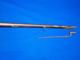 Civil War Model 1816 Conversion Of A Springfield Flintlock Musket Dated 1839 With Its Original Bayonet     - 2 of 4