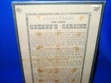 Civil War Massachusetts Arms Company Instruction Broadside for Loading and using the Greene's Carbine - 2 of 4