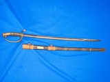 Civil War U.S. Model 1850 Foot Officers Sword Identified To Capt. Oscar Jewett of The Nevada 1st Cavalry  - 4 of 4