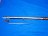 Civil War Model 1816 Conversion Springfield Flintlock Musket Dated 1839 With Its Original Bayonet  - 4 of 4