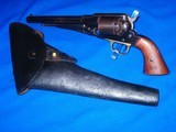 A U.S. Civil War Military Issued Remington New Model 1858 Percussion Army Revolver with Its Original Holster      - 1 of 4