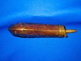 An Early U.S. Civil War Military Motif Powder Flask for A Colt Model 1851 Percussion Navy Flask - 3 of 4