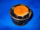 Early & Scarce ELEY BROS. 500 Count Tin of Percussion Caps With Original Orange Label On Top