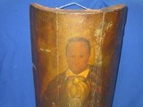 Late 1700's To Early 1800's Fireplace Wood Side Piece With A Full Length Painted Portrait Of Chief Red Jacket On It Wearing His Silver Peace Medal - 2 of 9