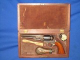 Early Civil War Colt Model 1849 Percussion Pocket Revolver With A 5 Inch Barrel In Its Original Factory Case With Accessories In Very Nice Condition! - 1 of 12