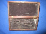 An Early Civil War Factory Colt Model 1849 Case For A Percussion Pocket Revolver With A 6 Inch Barrel In Very Nice Untouched Condition! - 1 of 8