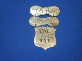 An Early Civil War Type Ladder Badge Finely Inscribed To 