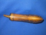 An Early U.S. Civil War Original Double Sided Powder Flask For A Percussion Colt Model 1851 Navy Revolver In Very Good Untouched Condition! - 4 of 6