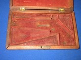 An Early Civil War Original Factory Case For A Colt Model 1855 Root Revolver With A 3 1/2 Inch Barrel In Very Fine Condition!  - 2 of 8