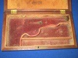 An Early & Scarce Civil War Original Factory Deluxe Contoured Case For A Colt Model 1849 Pocket Revolver With A 4 Inch Barrel In Nice Condition!   - 2 of 8
