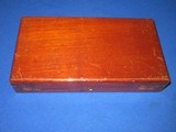 An Early & Scarce Civil War Original Factory Deluxe Contoured Case For A Colt Model 1849 Pocket Revolver With A 4 Inch Barrel In Nice Condition!   - 4 of 8