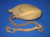 Early U.S. Civil War Military Issued Smooth Side Canteen with Its Original Cover & Strap - 3 of 4