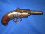 Early & Rare Springfield Arms Co. Double Trigger Pocket Model Percussion Revolver  - 3 of 8