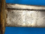 Per Civil War Ames U.S. Model 1833 Dragoon Saber, Dated 1837 - 13 of 18