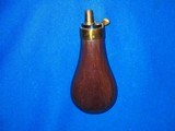 An Early Civil War Plain Powder Flask for a Percussion Cased Colt 1849 Or Other Cased Pocket Model Revolvers - 1 of 4