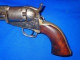 A Very Early Civil War Factory Engraved Percussion Colt Model 1849 Pocket Revolver with A 6 Inch Barrel - 3 of 4