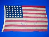 A Scarce Civil War All Hand Sewn 36 Star Flag