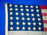 A Scarce Civil War All Hand Sewn 36 Star Flag - 2 of 4