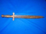 An Early & Scarce Civil War Confederate Made Short Sword Made By Johnson  - 4 of 4